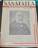 Revista Sanatatea Poporului nr.4/1945 din cuprins biografia Dr. B. Koch
