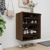 VidaXL Pantofar, stejar maro, 60x35x70 cm, lemn prelucrat