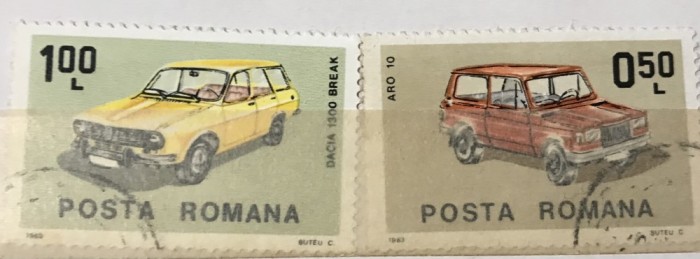 (3) Timbre Serii Romania Auto automobile