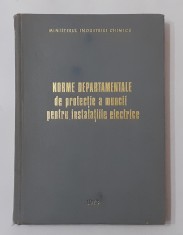 Norme Departamentale De Protectie A Muncii SSM Pentru Instalatiile Electrice foto