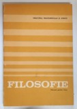 FILOSOFIE , MANUAL PENTRU LICEE de MIRCEA FLONTA , 1990