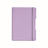CAIET MY.BOOK FLEX A5 40F 80GR DICTANDO, COPERTA MOV TRANSPARENTA, ELASTIC GRI, Herlitz