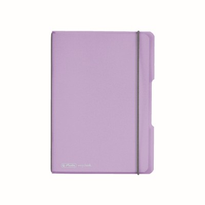 CAIET MY.BOOK FLEX A5 40F 80GR DICTANDO, COPERTA MOV TRANSPARENTA, ELASTIC GRI foto