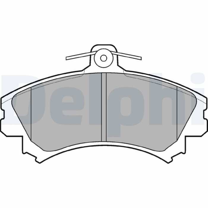 DELPHI LP993 set placute frana,frana disc