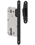 Broasca Magnetica Neagra Mata 85/50 Yala Polonia, Feronerie Usa, Interax 85mm, Doormass 50mm, Butuc Yala, Contraplaca Inclusa