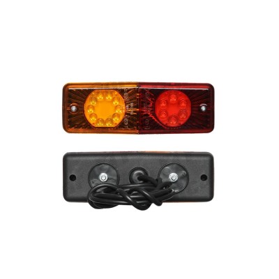 Lampa auto BestAutoVest pentru remorca partea Dreapta/ Stanga led 12/24V 200x70x40mm fara lampa numar , 1 buc. Kft Auto foto