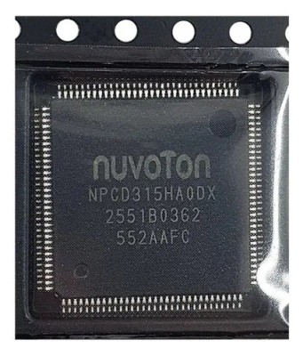 NuvoTon NPCD315HA0DX, QFP128 foto