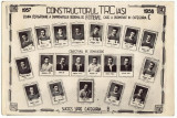 Fotografie echipa de fotbal Constructorul IAȘI, anul 1958, Alb-Negru, Romania de la 1950, Sport