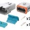 Conector auto, AT, 12 pini, AMPHENOL - AT12PS-CKIT