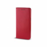 Husa Flip Carte Smart Rosu pentru Sony Xperia XZ, Protectie Telefon