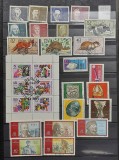 Germania RDG DDR timbre ștampilate, 1970-1979, 10 ani compleți