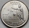 Moneda 25 Cents SUA Hawaii 2008, Litera P, UNC, Statele Americane, Sfert Dolar, NeCirculata