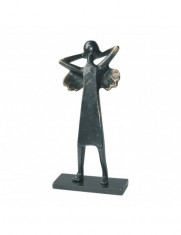 Statueta bronz &amp;quot;Inger relaxat&amp;quot; foto