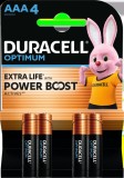 Set baterii alcaline DURACELL OPTIMUM AAA R03 4buc MX2400