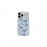 Husa iPhone 13 Pro Burga Dual Layer Give Me Butterflies