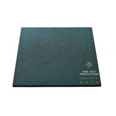 Pavele dale din cauciuc, tartan, patrate, plane, VERDE, 60x60 cm, grosime 20 mm