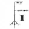 Trepied Universal, 160 cm, Stand portabil + Suport telefon, Andoer