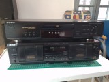 Deck audio Sony TC-WE 435 + cd player audio Sony CDP-Xe220