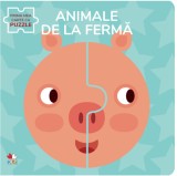 Animale de la ferma. Prima mea carte cu puzzle, Litera