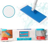 Cumpara ieftin servetele umede pentru pardoseala cu sapun alb, otet si bicarbonat, Pachet 50 bucati