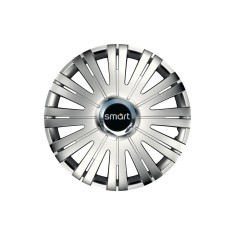 Set 4 capace roti Cu Inel Cromat Active R16 pentru gama auto Smart foto