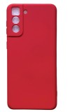 Husa Silicon cu protectie camera iPhone 13 Pro Max rosie, Rosu