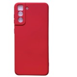 Husa Silicon cu protectie camera iPhone 13 Pro Max rosie