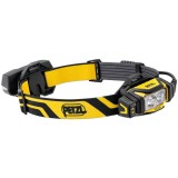 Frontala Profesionala PETZL Xena, 1400 Lumeni, Reincarcabila USB-C, Autonomie 32h, IP67, Rezistenta Socuri, Banda Ajustabila, Black/Yellow