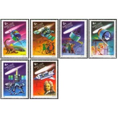 Ungaria 1986 - cometa Halley, serie neuzata