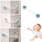 Sistem de siguranta copii, set 2 incuietori flexibile, sertare si usi mobilier, autoadezive