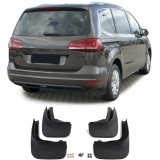 Set de aparatori de noroi fata si spate, negre, potrivite pentru VW Sharan 7N 10-22 Performance AutoTuning