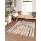 Covor Camera Copii Premium Belgian Model Sydney 62625-662, Marime 80 x 150 cm, Crem, Inaltime Fir 30 mm, Antialergic, Polipropilena, Gradinita, Cresa,