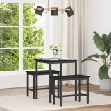 vidaXL Mese de sufragerie METAL 892614