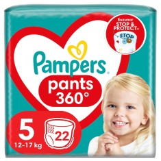 Scutece-Chilotel Pampers Pants Nr. 5, Fixare 360 - Pachet de 22 de bucati 22, Nr. 5, 12-17 kg foto