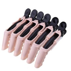 Set 6 Clipsuri Crocodil Plastic pentru Păr