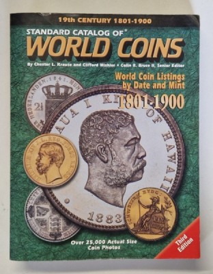 STANDARD CATALOG OF WORLD COINS , 1801 - 1900 , THIRD EDITION by CHESTER L. KRAUSE and CLIFFORD MISHLER , 2001 foto