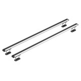 Set suporti portbagaj complet Kuma din aluminiu, montaj pe bare longitudinale 2buc - L - 129cm LAMN15008