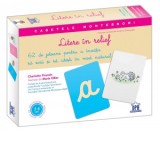 Litere in relief - 57 de jetoane pentru a invata sa scrii si sa citesti in mod natural