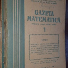 Gazeta matematica nr. 1-12 anul 1984