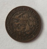 Olanda 1 cent 1925 km # 152 moneda bronz regina Wilhelmina