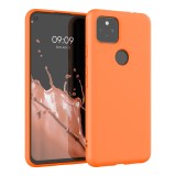 Husa pentru Google Pixel 5a, Silicon, Portocaliu, 55374.150, Carcasa, Kwmobile