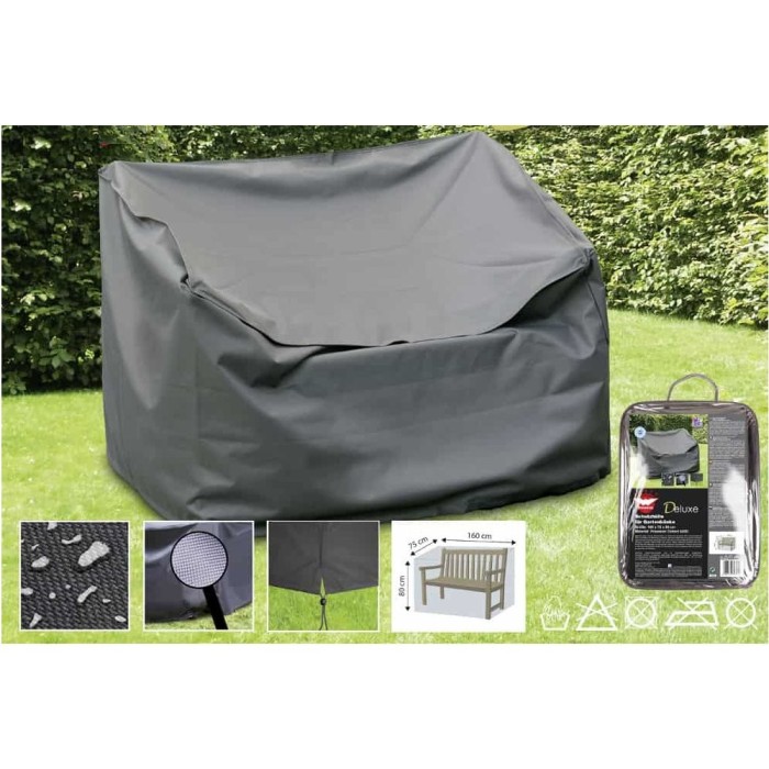 Husa Protecție Bancă Grădină 160 cm, Impermeabilă și Rezistentă UV
