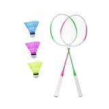 Set Rachete si Fluturasi de Badminton, 66 cm, Multicolor, ATU-080751, Oem