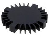 Radiator LED Negru &Oslash;70mm H10mm 2,05K/W