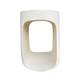 Masuta lemn mango ivoire Lopez 33x45 cm