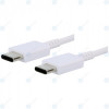 Cablu de date USB Samsung tip C la tip C EP-DA905BWE 1 metru alb GH39-02032A
