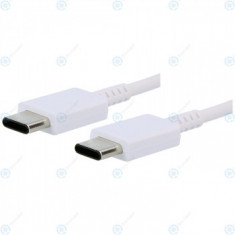 Cablu de date USB Samsung tip C la tip C EP-DA705BWE 1 metru alb GH39-02028A