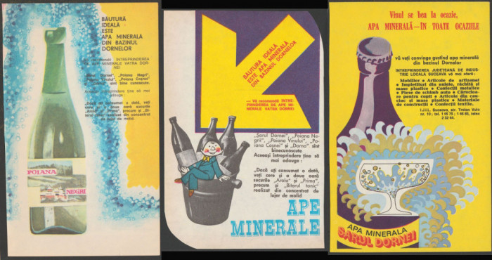 Ape minerale - 3 reclame din Epoca de Aur, publicitate romaneasca anii 70