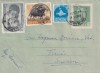 FILATELIE TEMATICA - PLIC INDIA TEMATICA AVION AVIOANE AVIATIE AIRMAIL, Stampilat