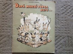 daca numeri pan-la zece alexandru sahighian carte copii ilustratii dem demetrescu ed. tineretului 1962 RPR